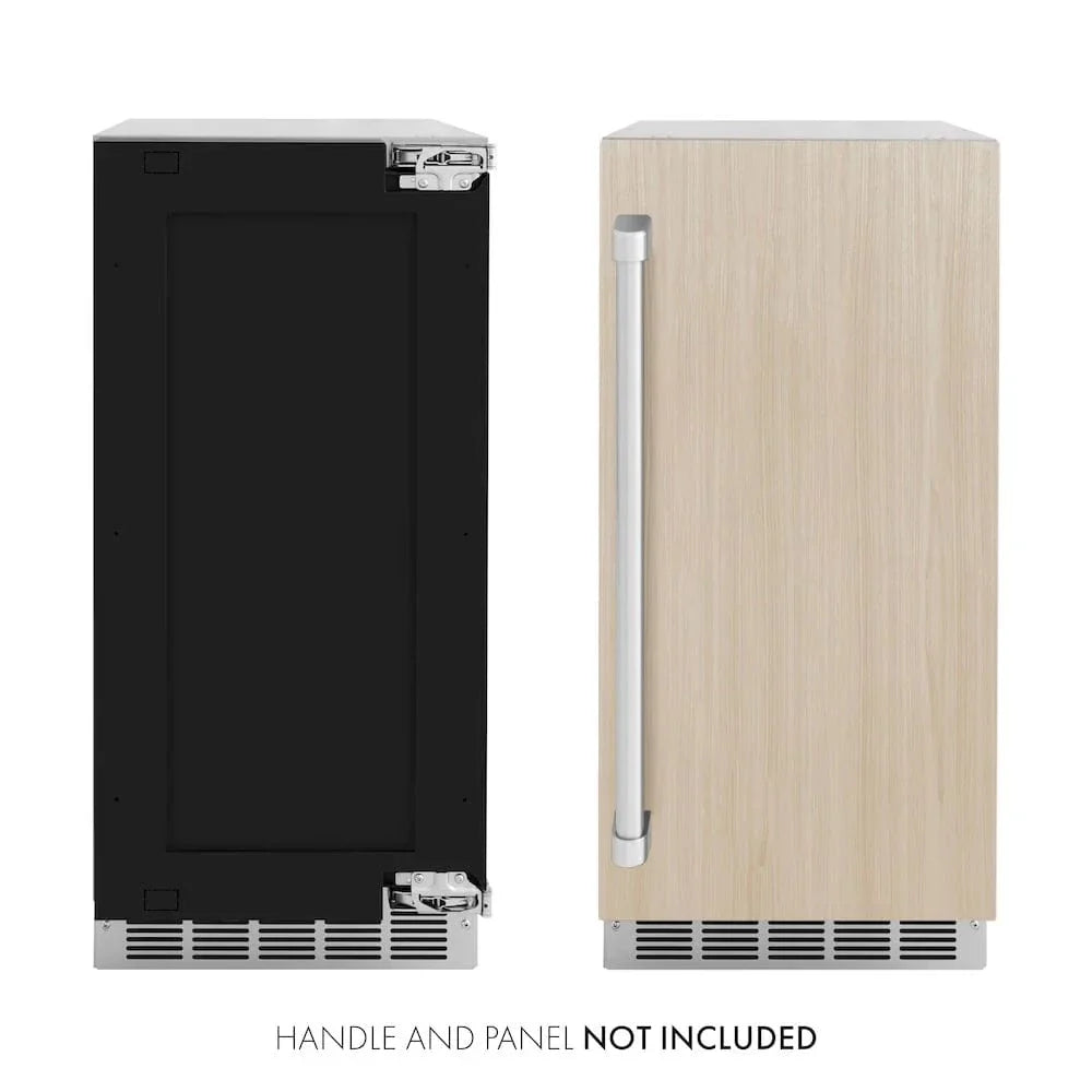 ZLINE 15" Touchstone Gourmet Ice Maker Drain Pump Panel Ready Door IGMDP-15