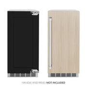 ZLINE 15" Touchstone Gourmet Ice Maker Drain Pump Panel Ready Door IGMDP-15