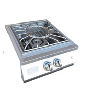 Professional Built-in Power Burner with Led Lights and Removable Grate for Wok