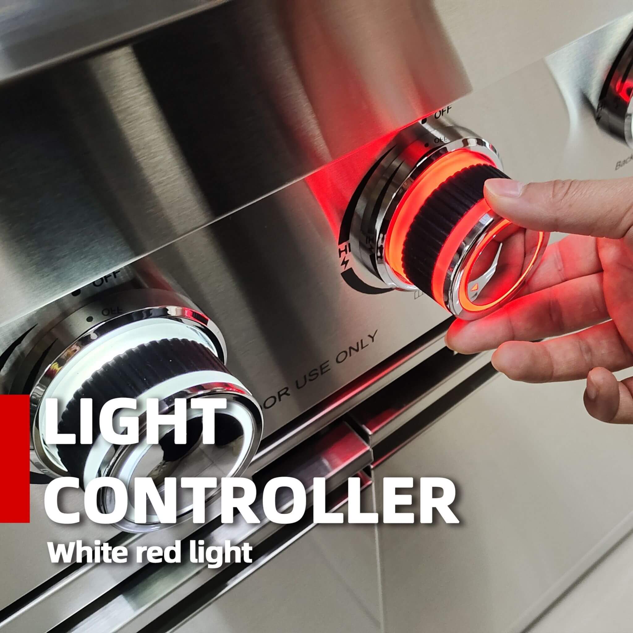 Castelle Flame 44-Inch 6-Burner 85K BTU Stainless Steel Outdoor BBQ Kitchen Island Grill With Wine Cooler, Rotisserie Kit, And Storage Cabinets (SAK97105)