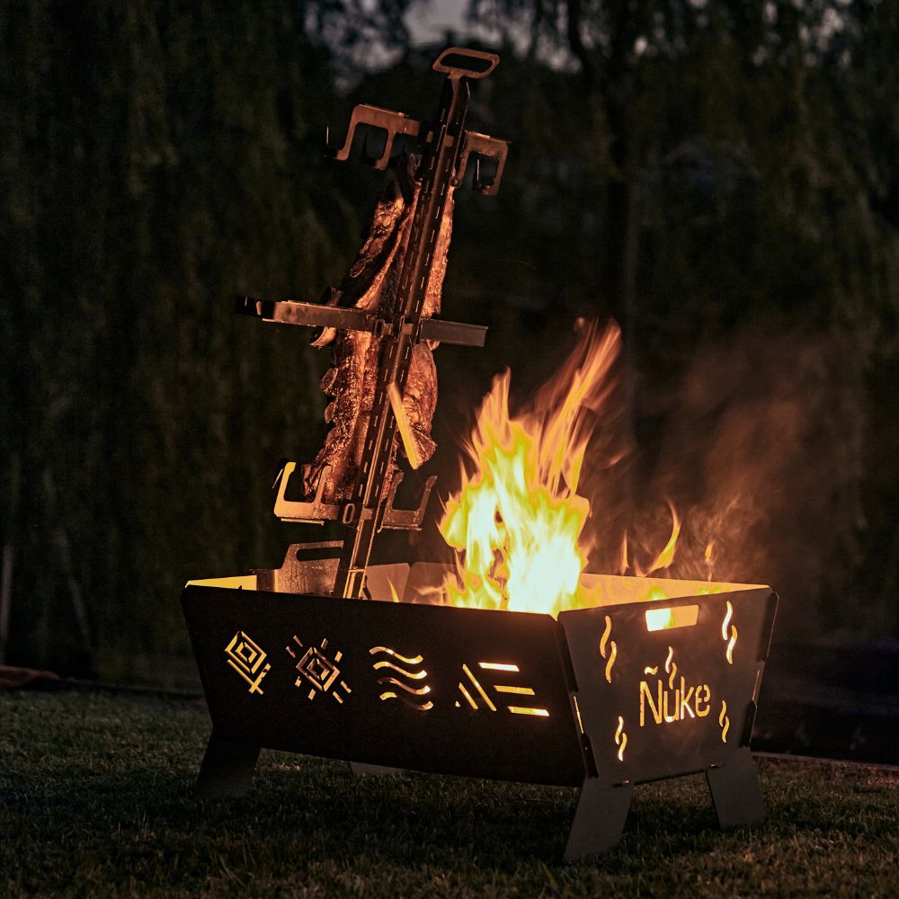 Nuke Huapi 70 Portable Argentine Wood Fire Firepit