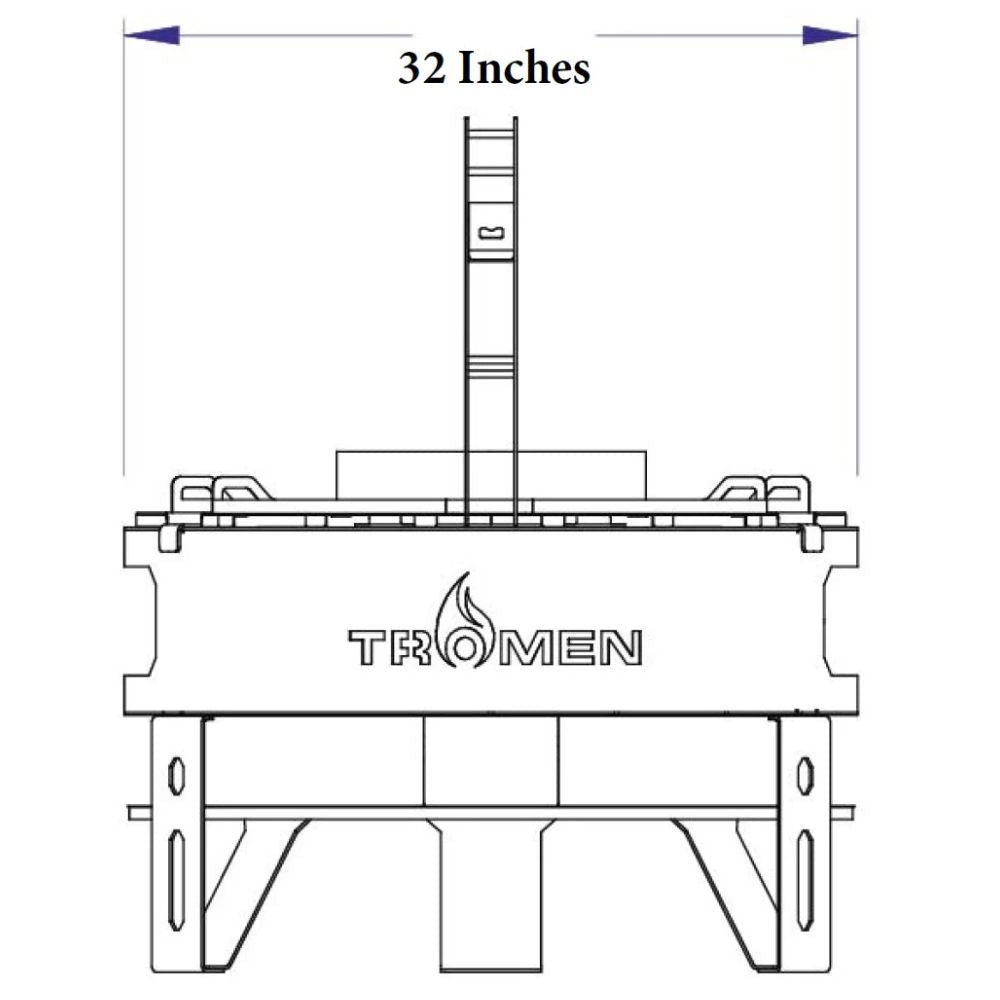 Tromen Duomo Ceibo Firepit Open Fire Argentine Grill