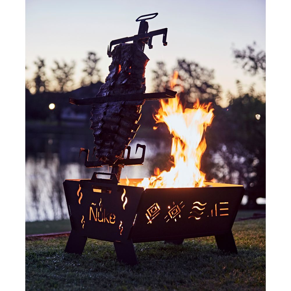 Nuke Huapi 70 Portable Argentine Wood Fire Firepit