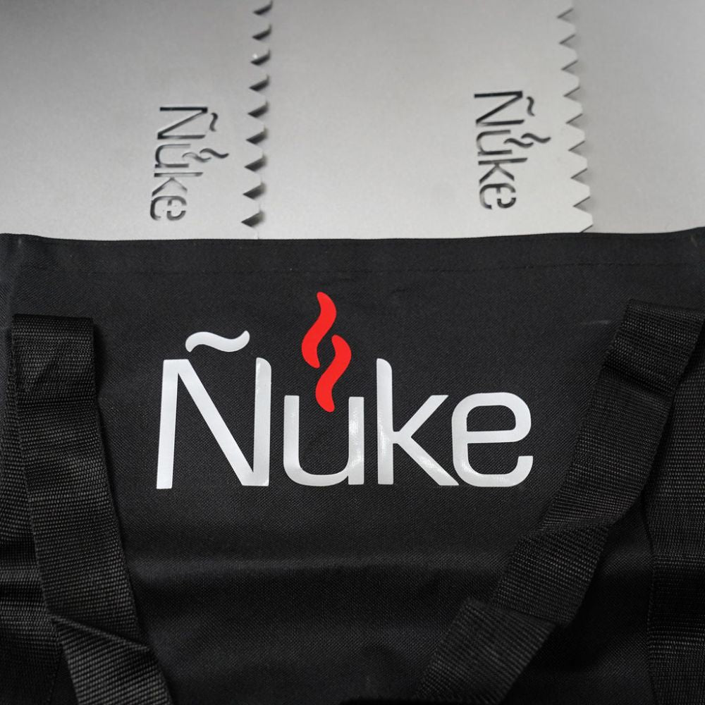 Nuke 500 Fire Pit Grill - Folds Flat Firepit & Grill