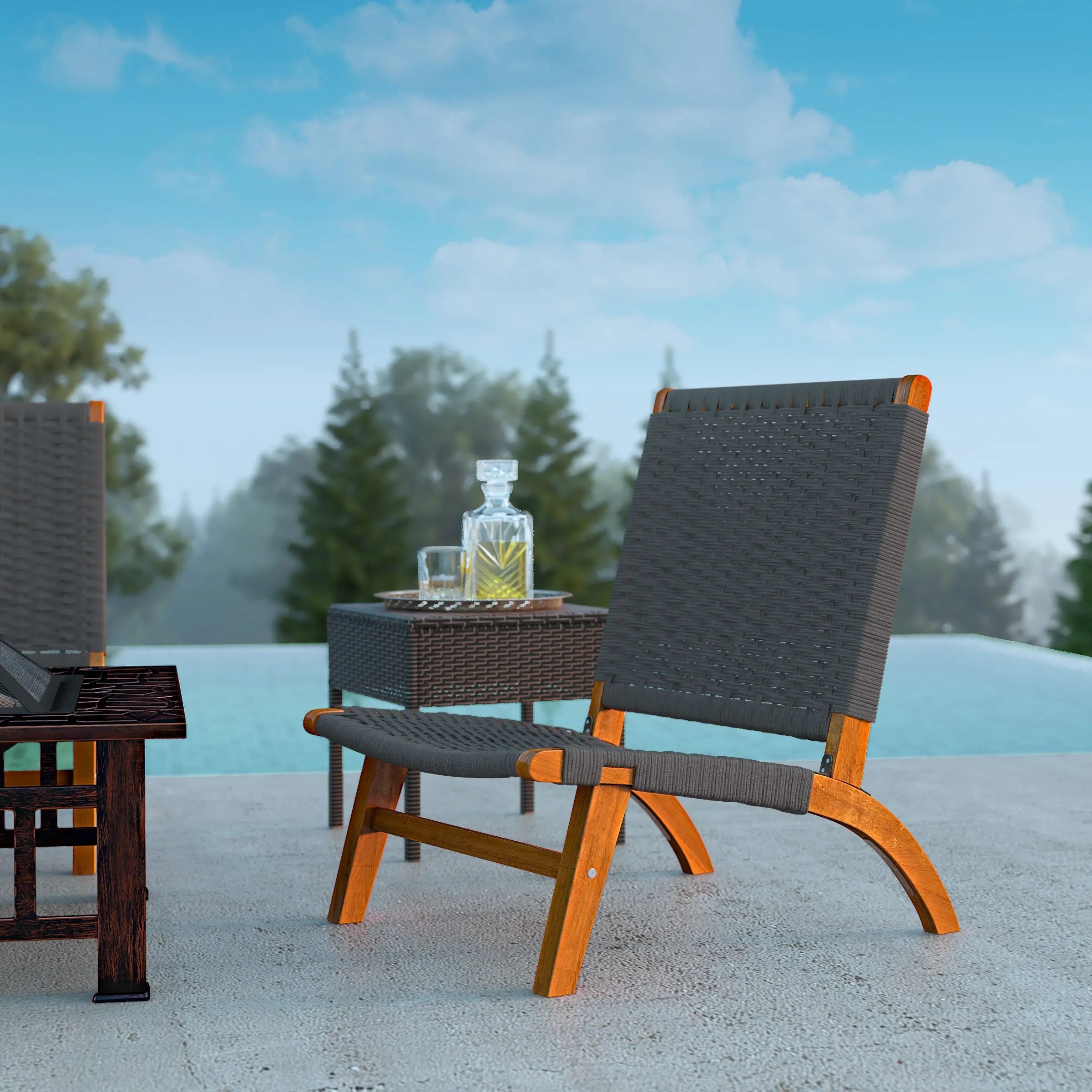 Costa Rica Outdoor Modern Lounge Chair