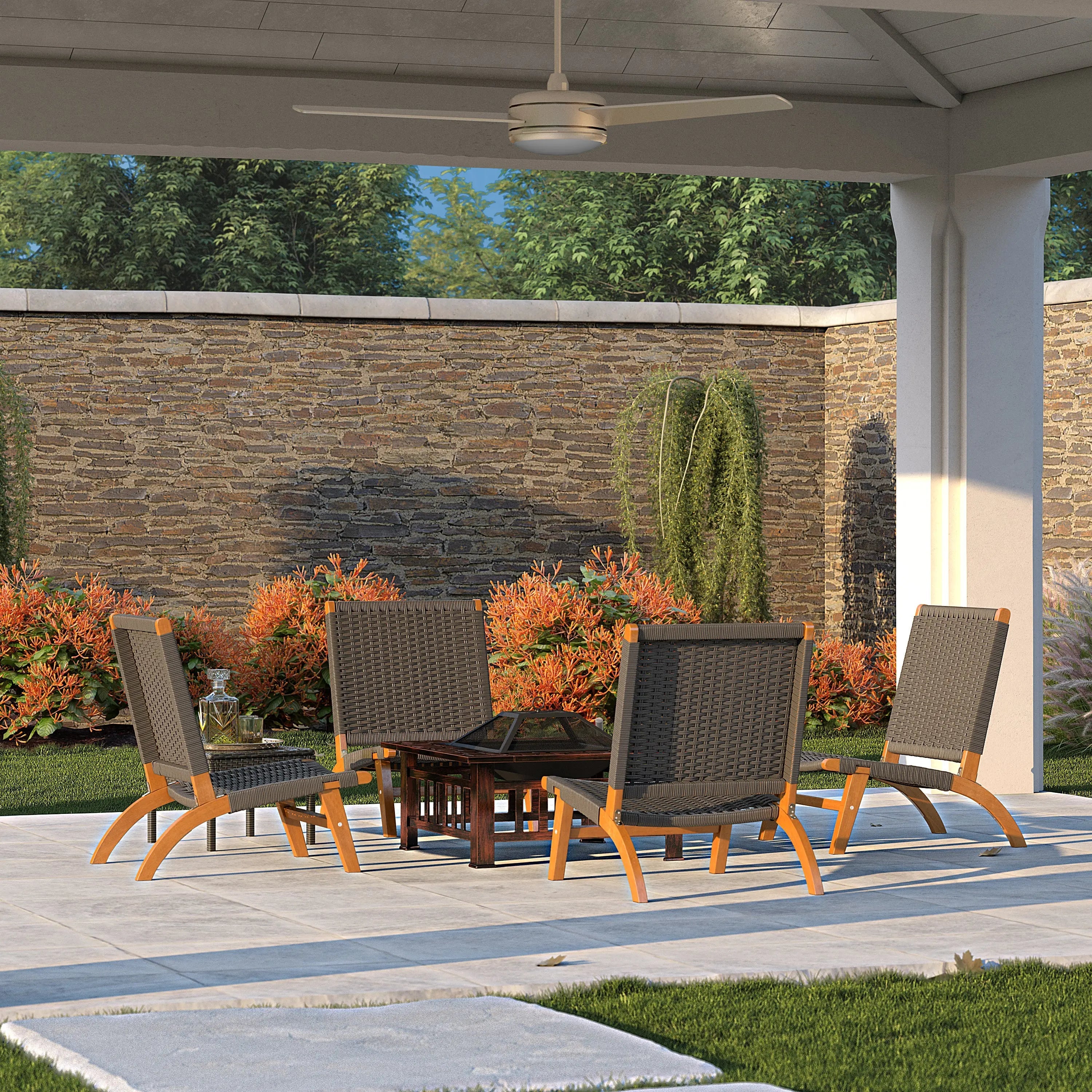 Costa Rica Outdoor Modern Lounge Chair