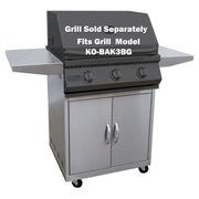 KoKoMo 3 Burner Grill Cart