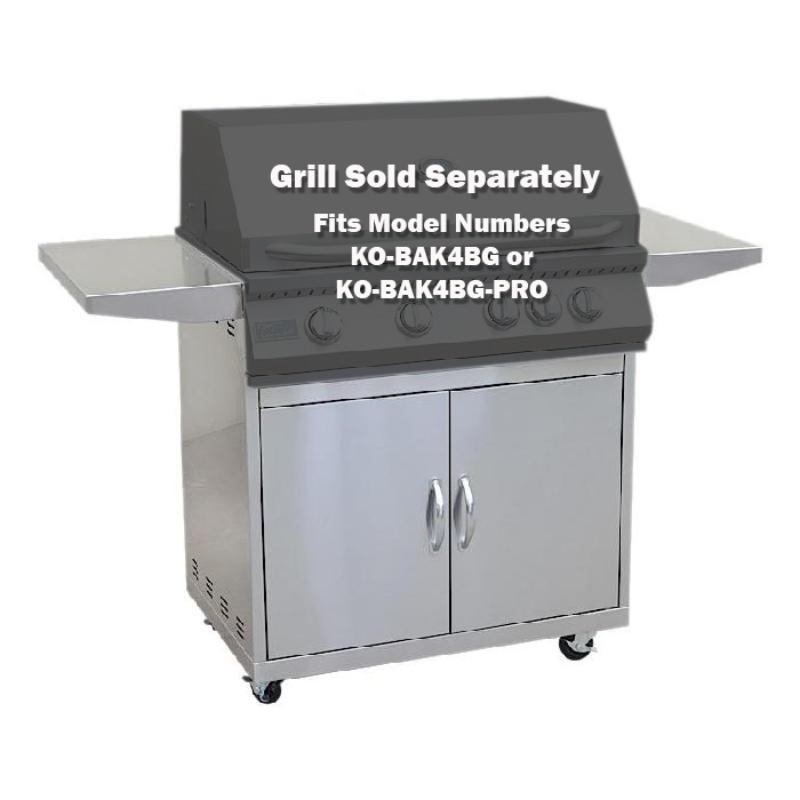 KoKoMo 4 Burner Grill / Griddle Cart