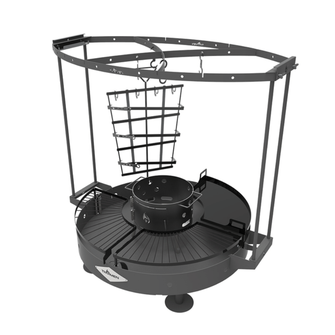 Tromen Duomo Firepit Open Fire Argentine Grill