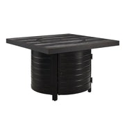 Yorke 40" Square Aluminum Convertible Gas Fire Pit Table