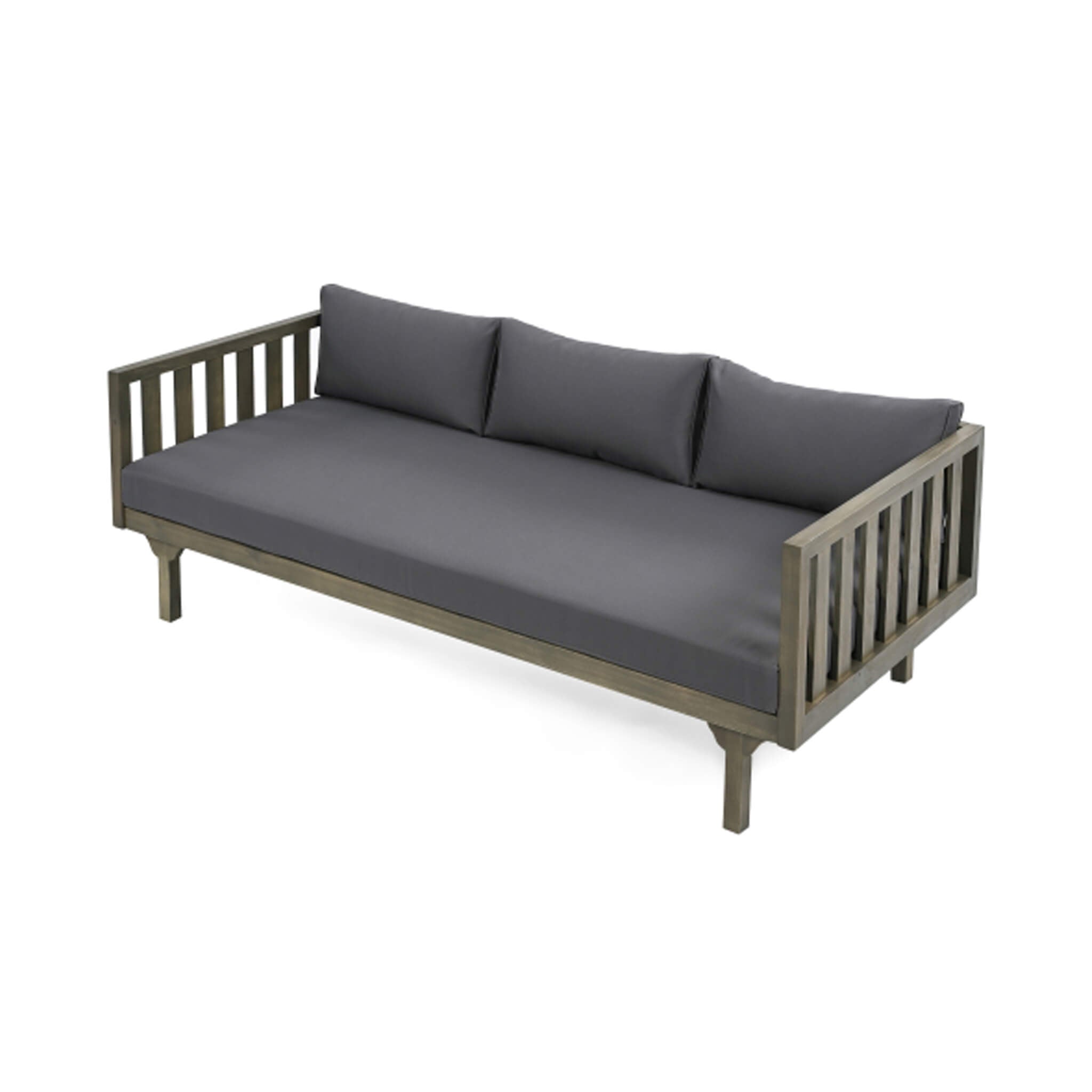 Alora 3-Seater Acacia Wood Daybed Sofa With Water-Resistant Cushions (SAK65773)