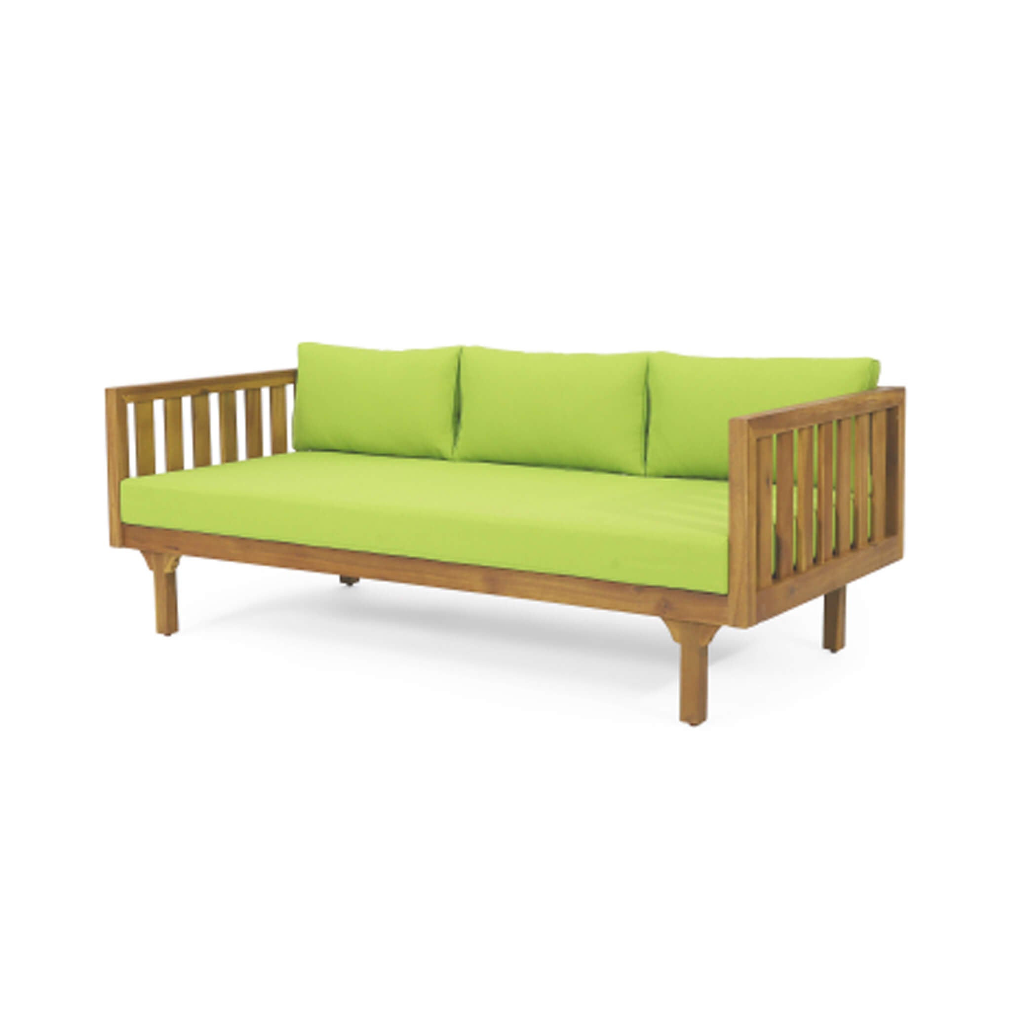 Alora 3-Seater Acacia Wood Daybed Sofa With Water-Resistant Cushions (SAK65773)