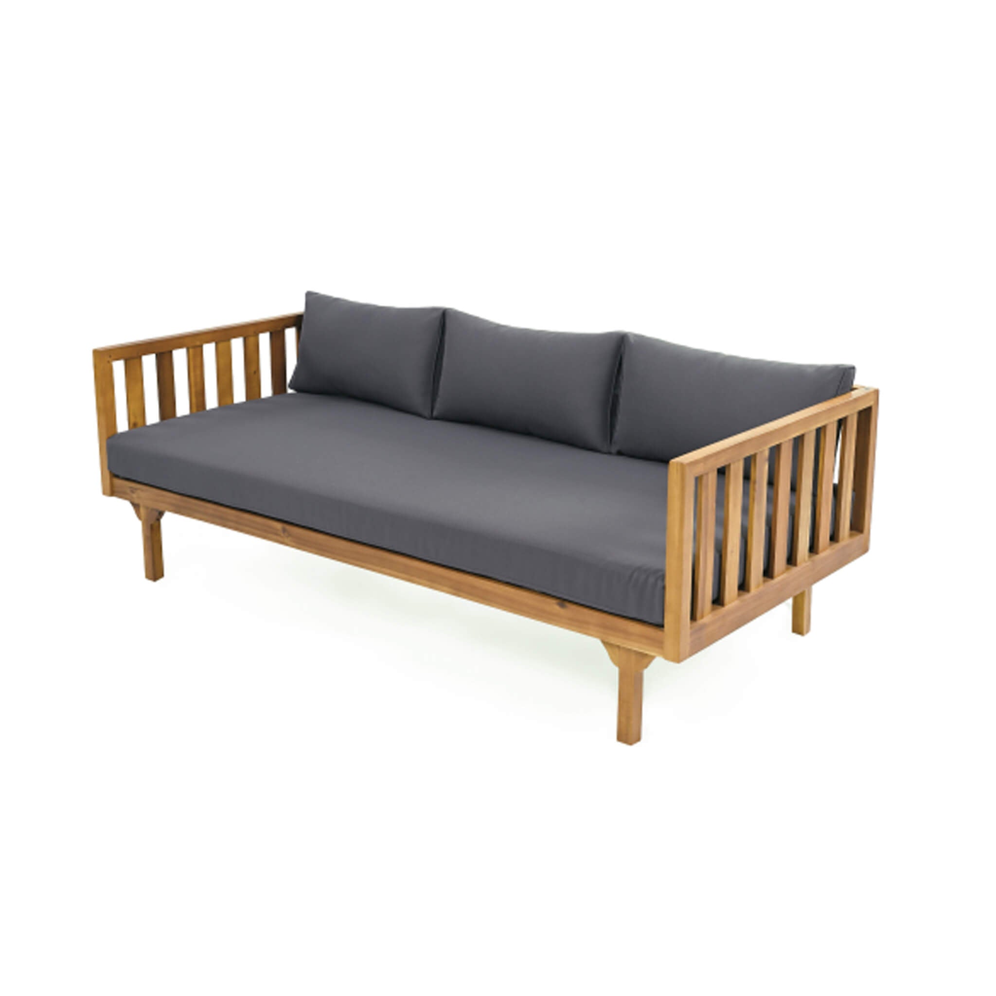 Alora 3-Seater Acacia Wood Daybed Sofa With Water-Resistant Cushions (SAK65773)