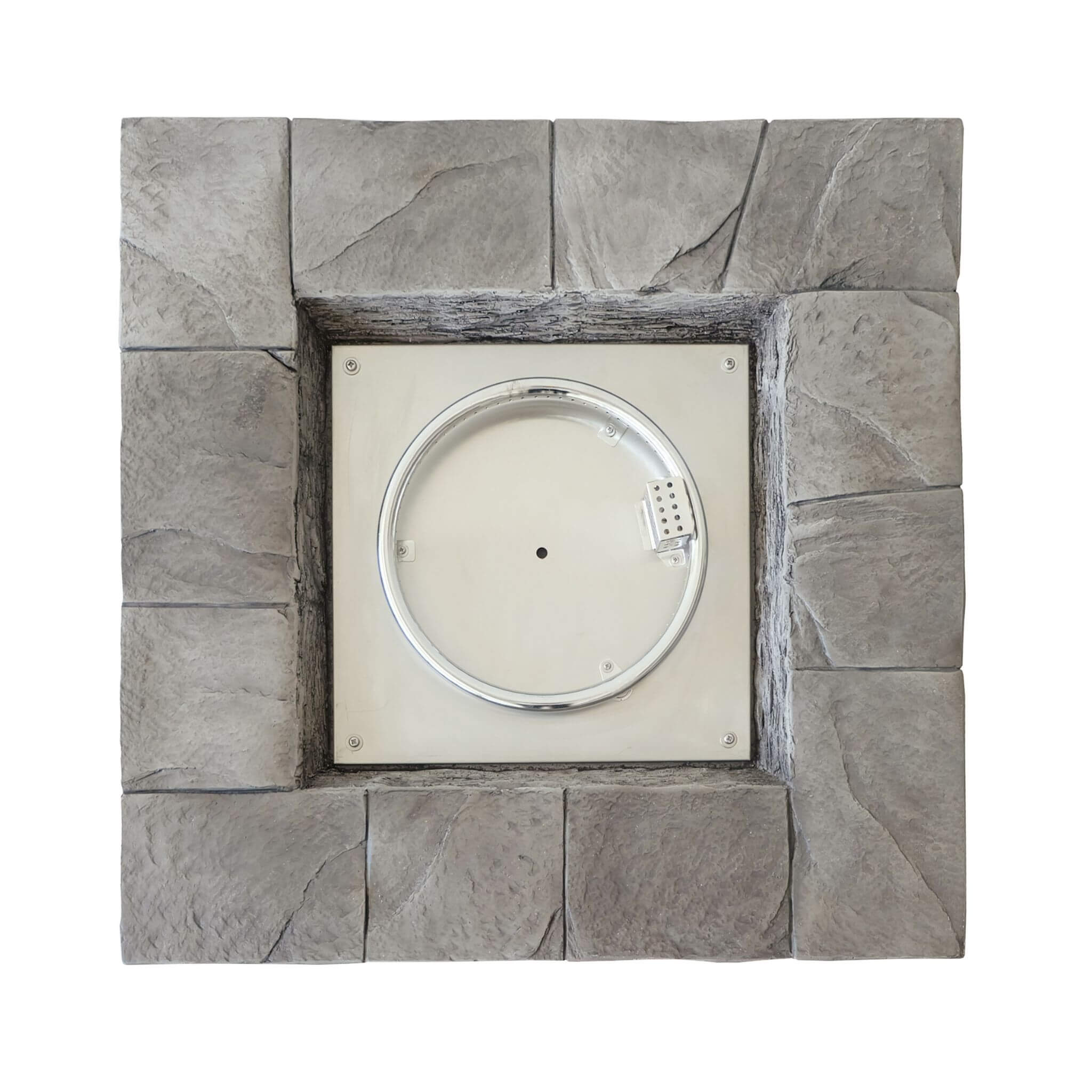 Alora 30-Inch Modern Outdoor 40K BTU Steel Frame Propane Fire Table With Lava Rocks (SAK12756)