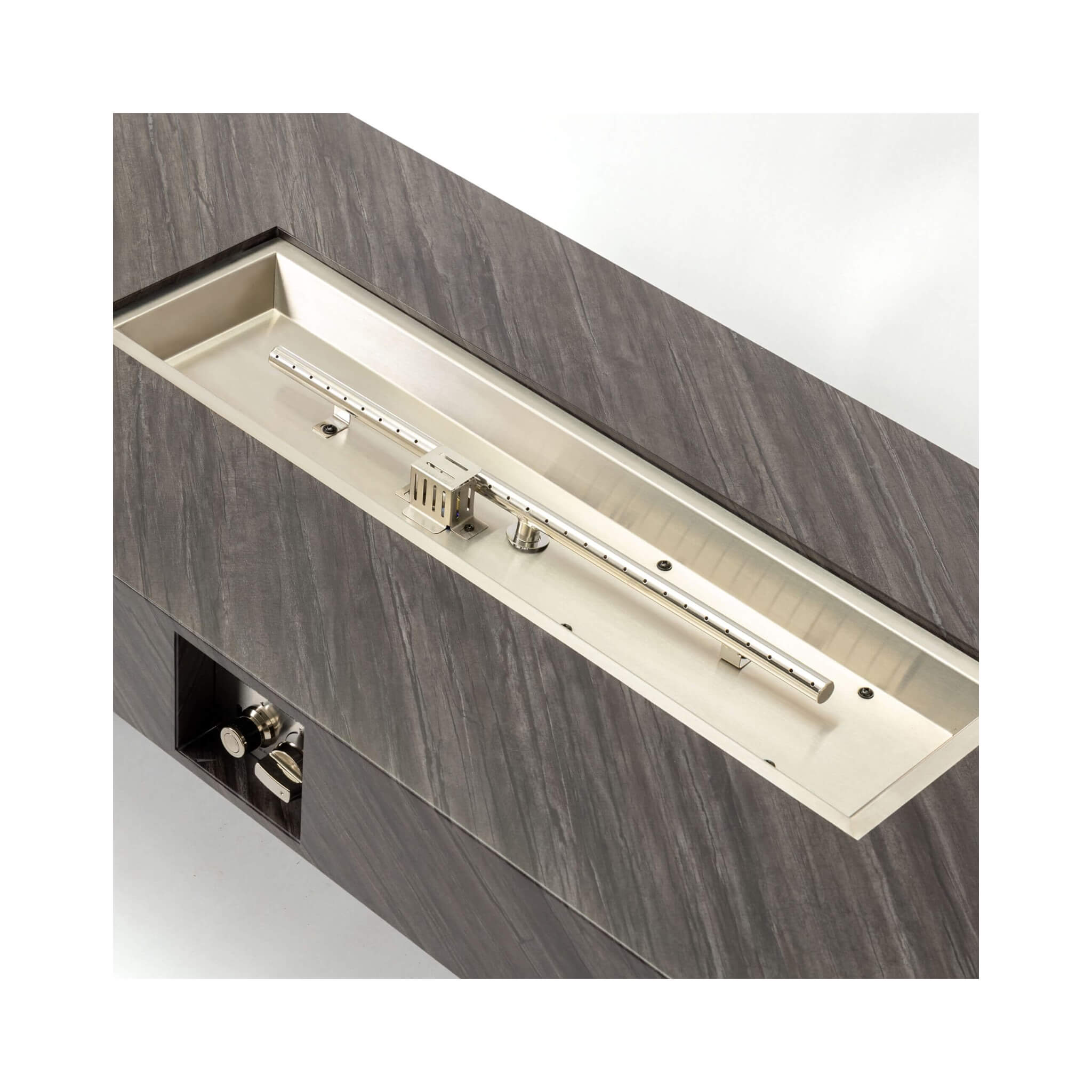 Alora 54-Inch Modern Outdoor Propane Fire Pit Table With Waterproof Cover (SAK42628)