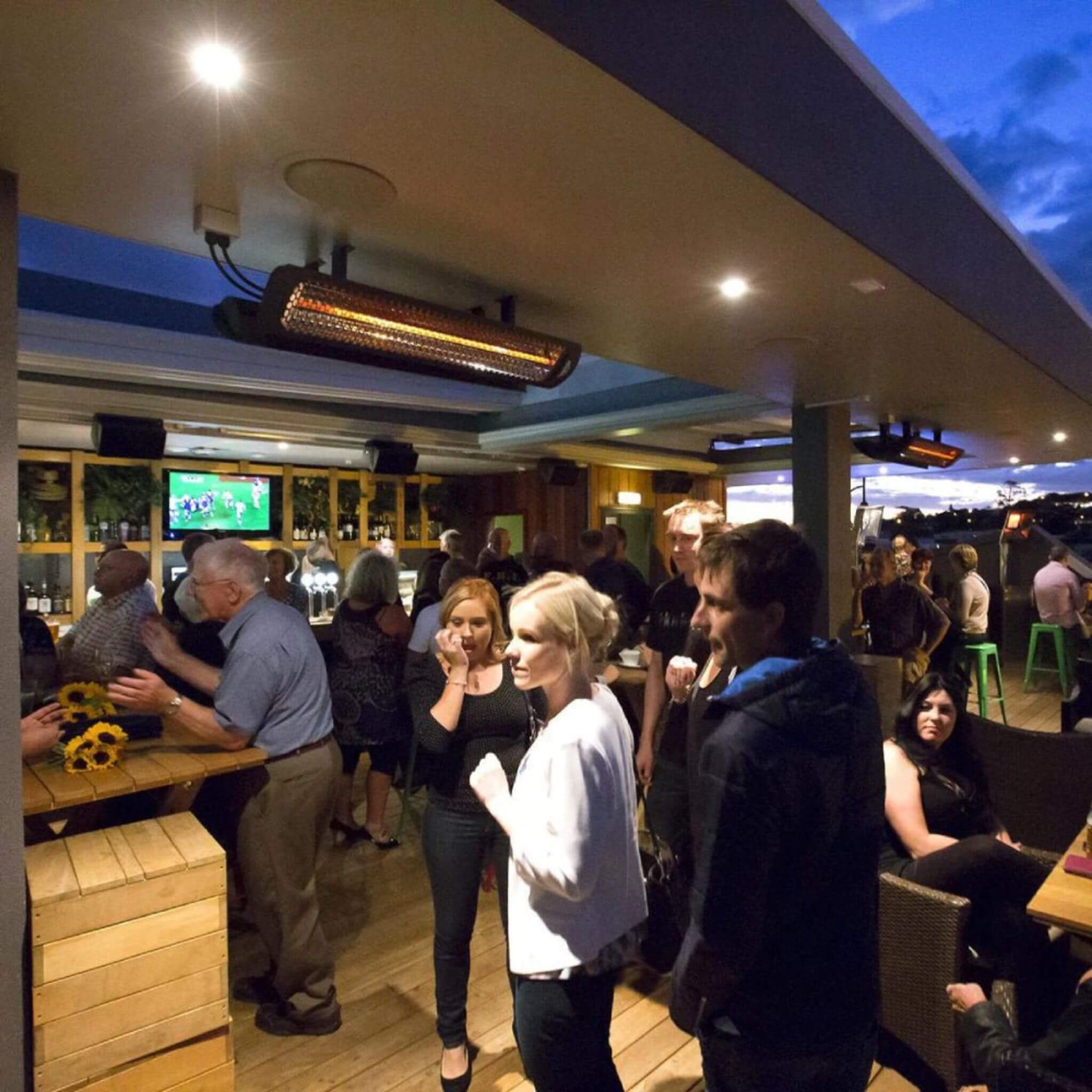 Bromic Heating Tungsten Smart-Heat™ 56-Inch 6000W Single Element 240V Electric Infrared Patio Heater [BH0420033] (SAK48512)