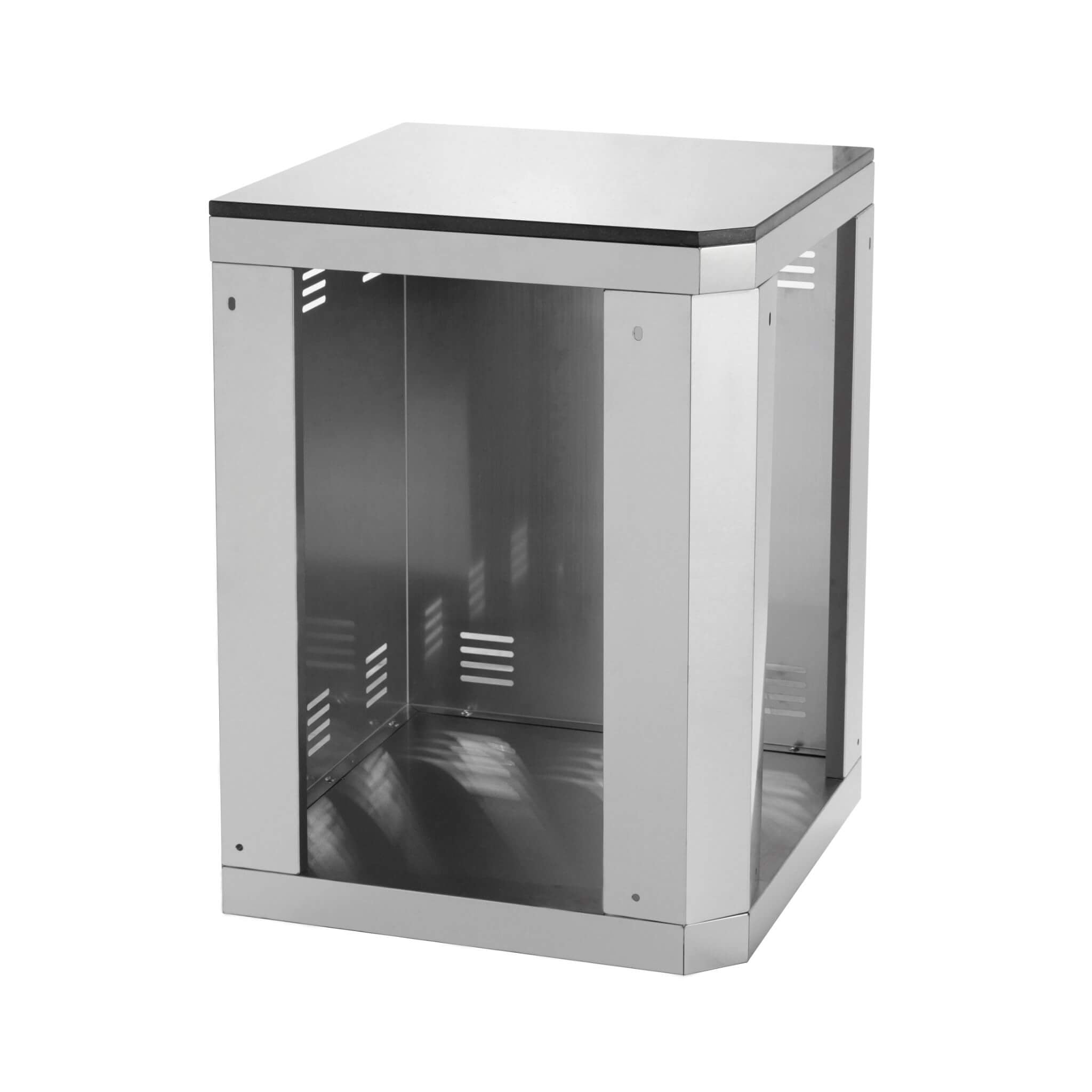 Castelle Flame 62-Inch 6-Burner Gas Outdoor Grill Island With Wine Cooler And Rotisserie (SAK31642)