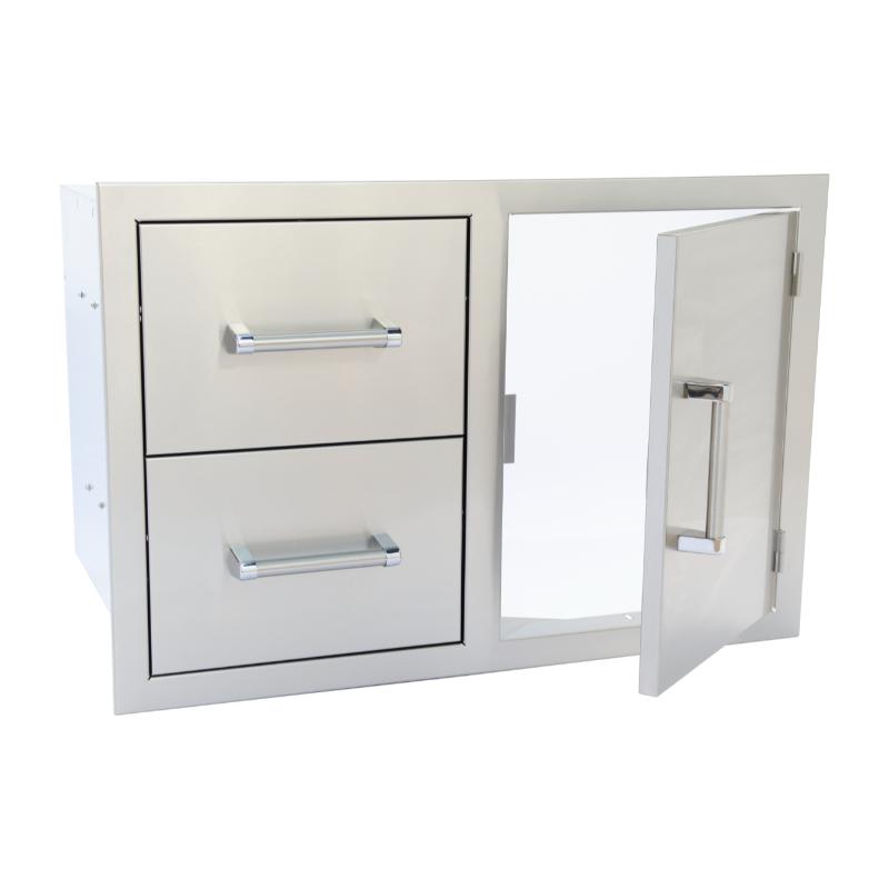 Kokomo Grills Two Drawer / Door Combo