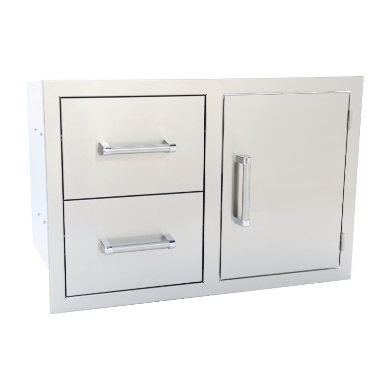Kokomo Grills Two Drawer / Door Combo