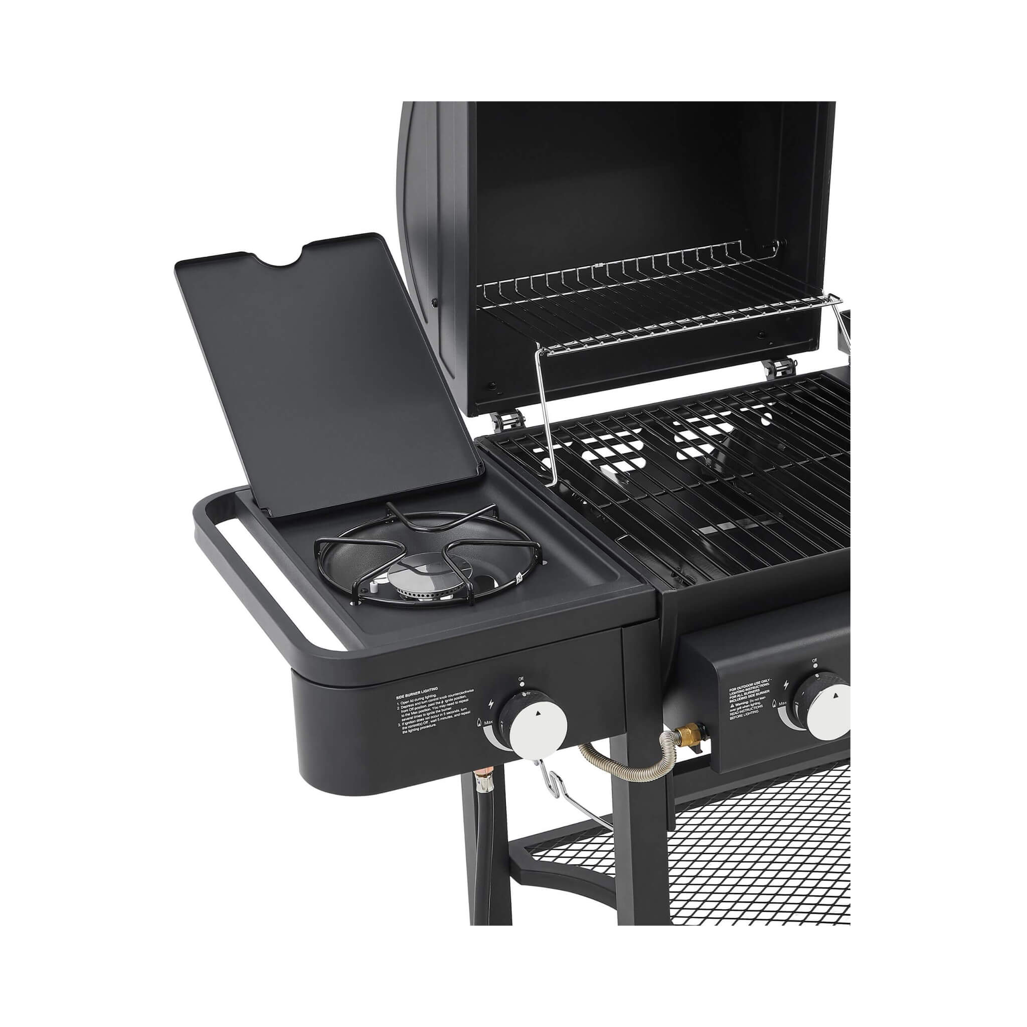 Castelle Flame Heavy-Duty All-In-One Outdoor 5-Burner 56K BTU LP Grill (SAK57124)