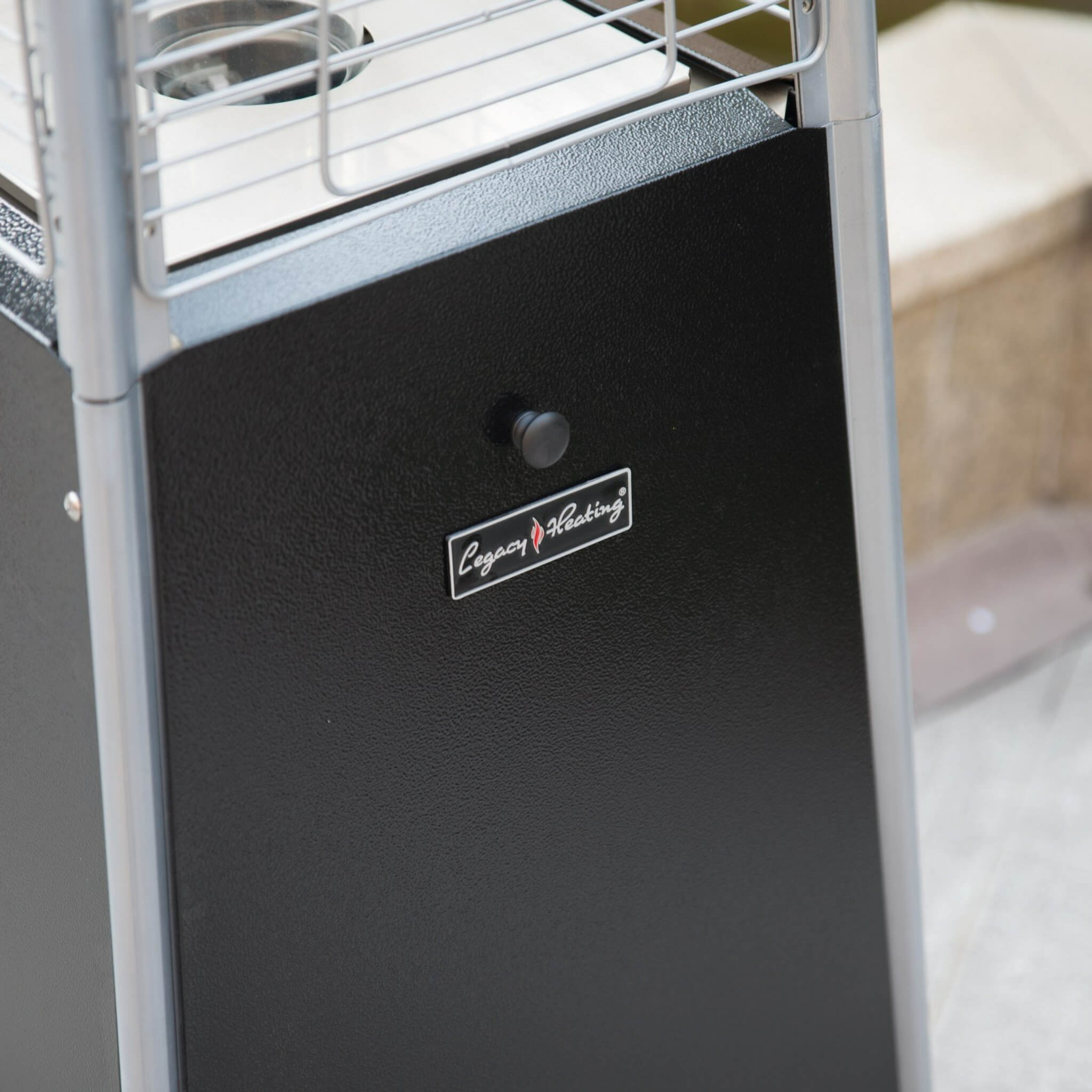 Legacy Heating Outdoor Commercial 40K BTU Quartz Glass Tube Patio Propane Heater With Visible Flame (SAK91398)