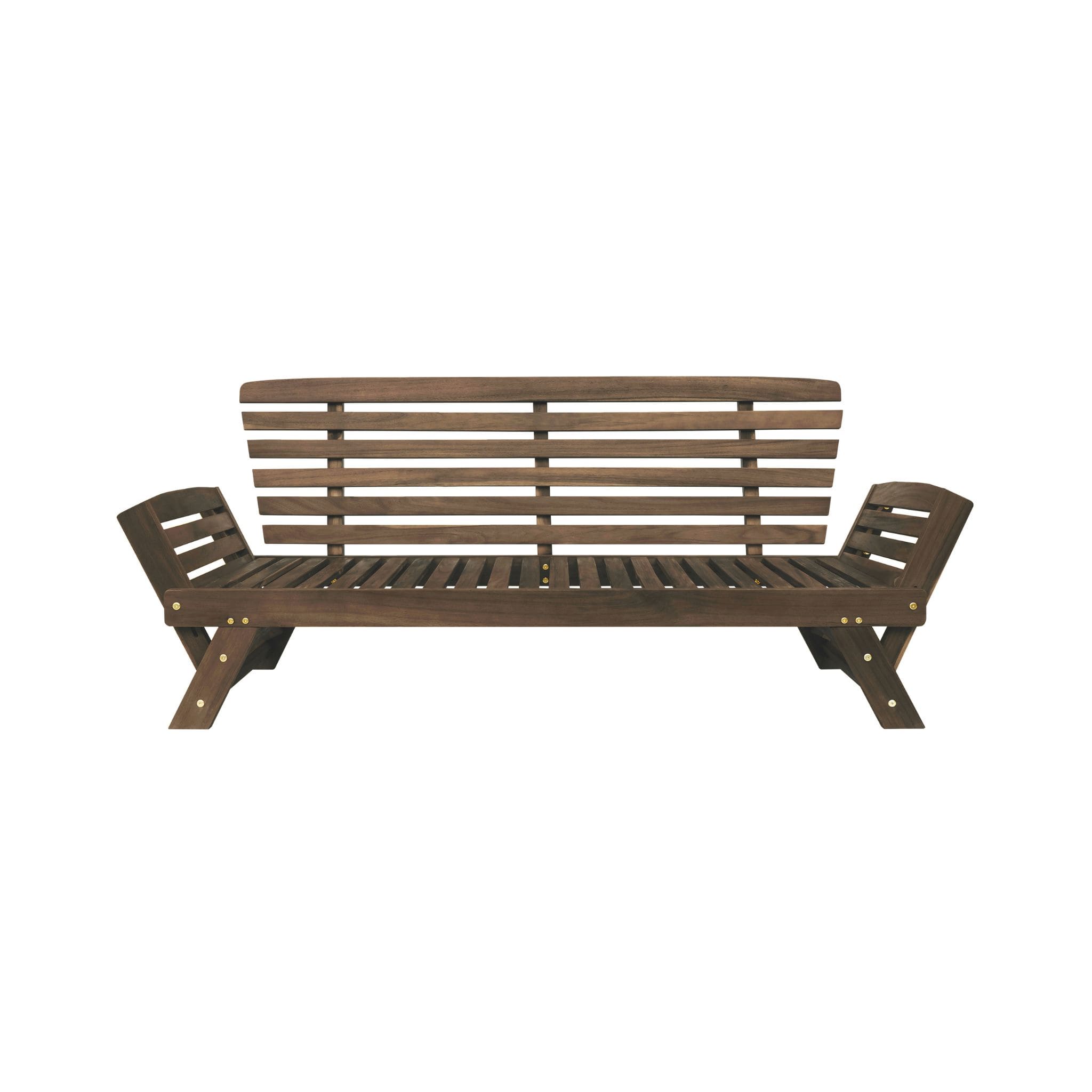 Alora Outdoor Adjustable Wooden Patio Daybed Sofa With Cushions (SAK41345)