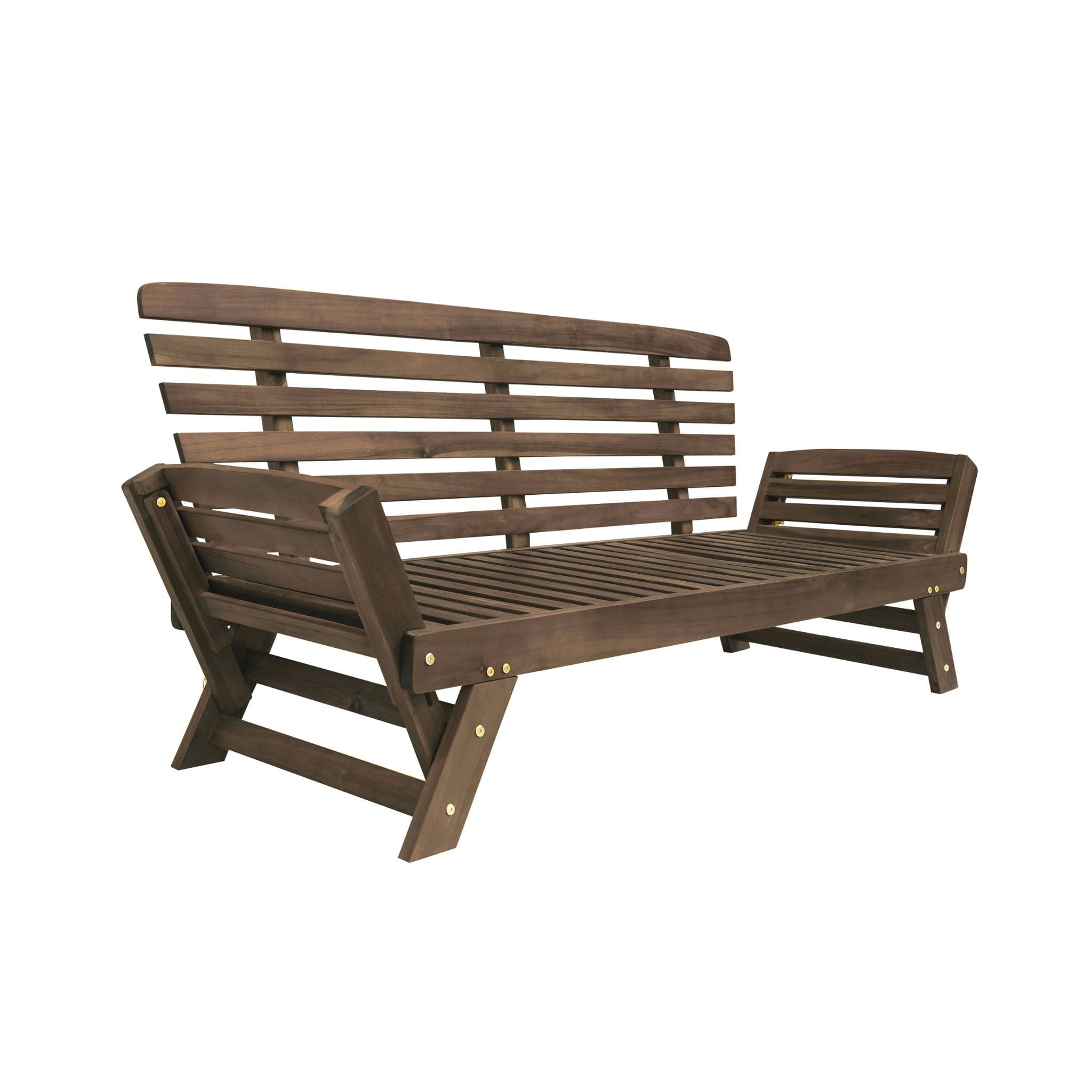 Alora Outdoor Adjustable Wooden Patio Daybed Sofa With Cushions (SAK41345)