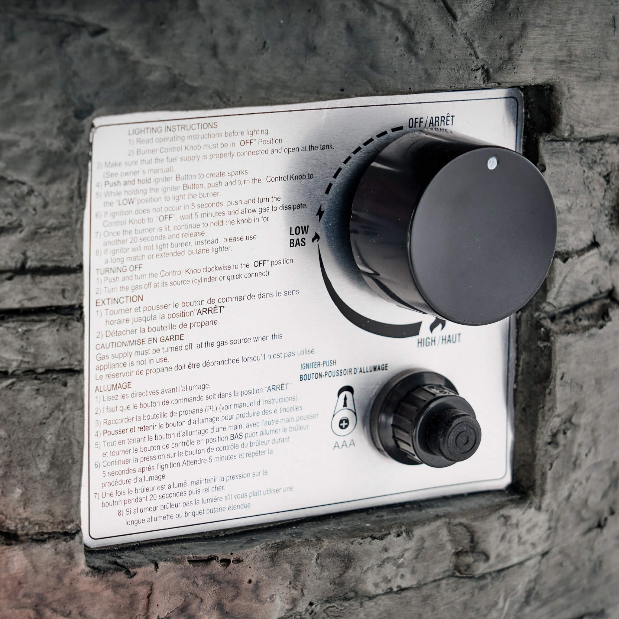 Alora 32-Inch Transitional Outdoor Concrete Round Propane Fire Pit Table, Gray (SAK48268)