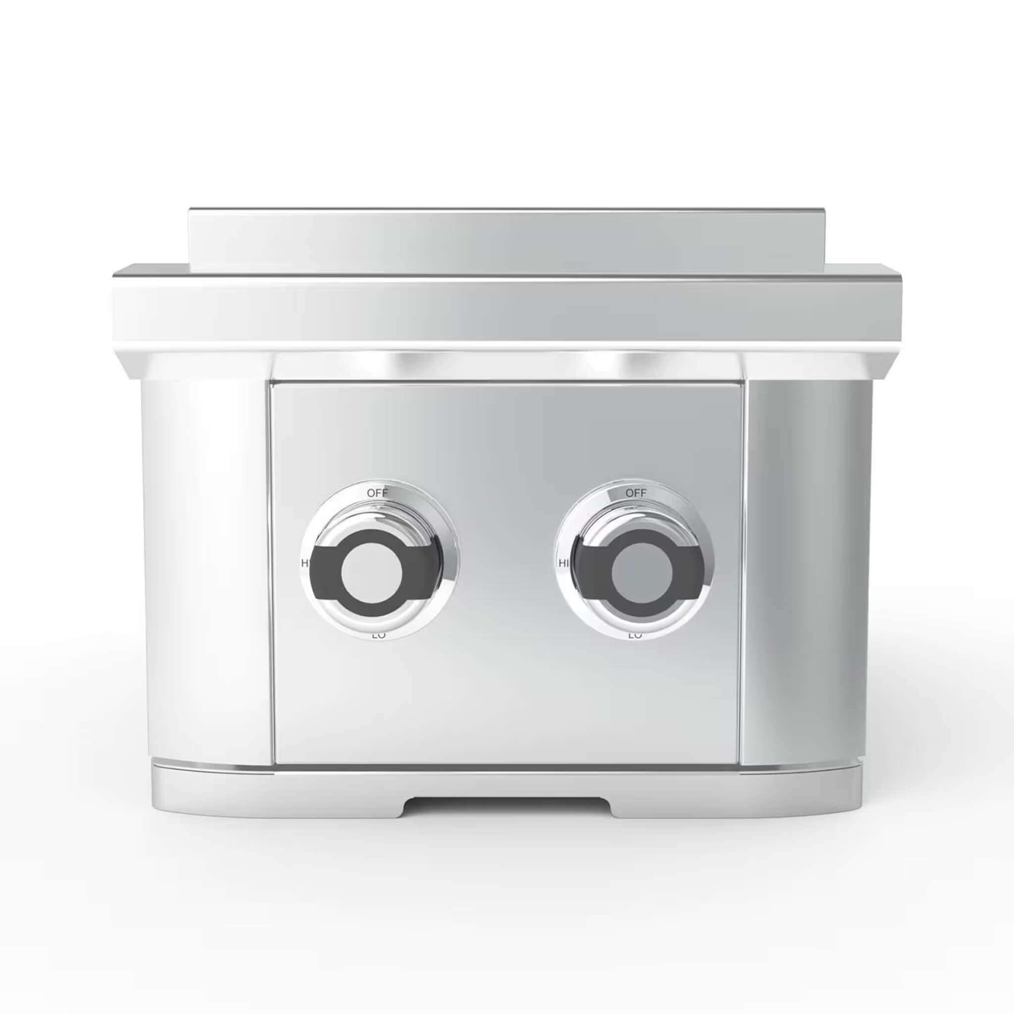 Wildfire Outdoor Living Ranch Pro 14-Inch Stainless Steel Double Side Burner [WFDBLSBRN-BSS/SS] (SAK64352)