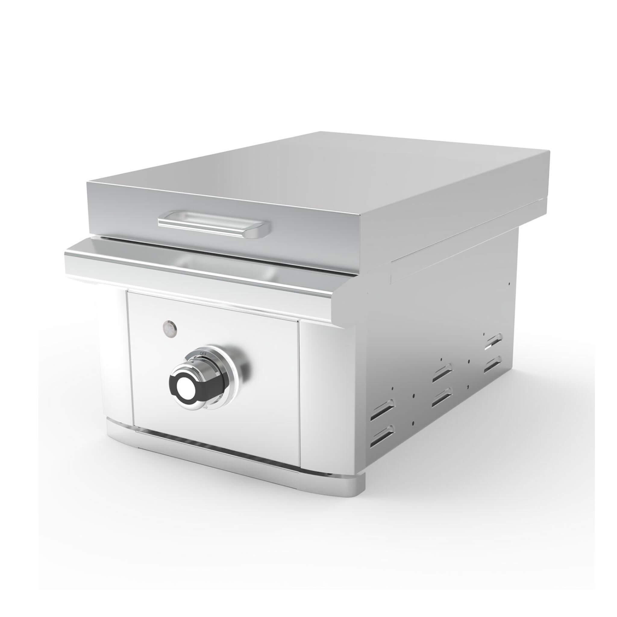 Wildfire Outdoor Living Ranch Pro 15-Inch Stainless Steel Side Griddle [WFSDGRD-BSS/SS] (SAK19684)