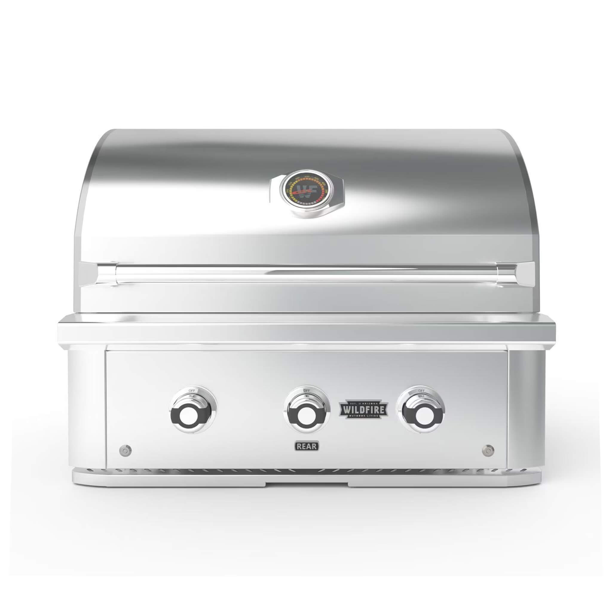 Wildfire Outdoor Living Ranch Pro 30-Inch 304 Stainless Steel Grill [WFPRO30G-BSS/SS] (SAK25374)