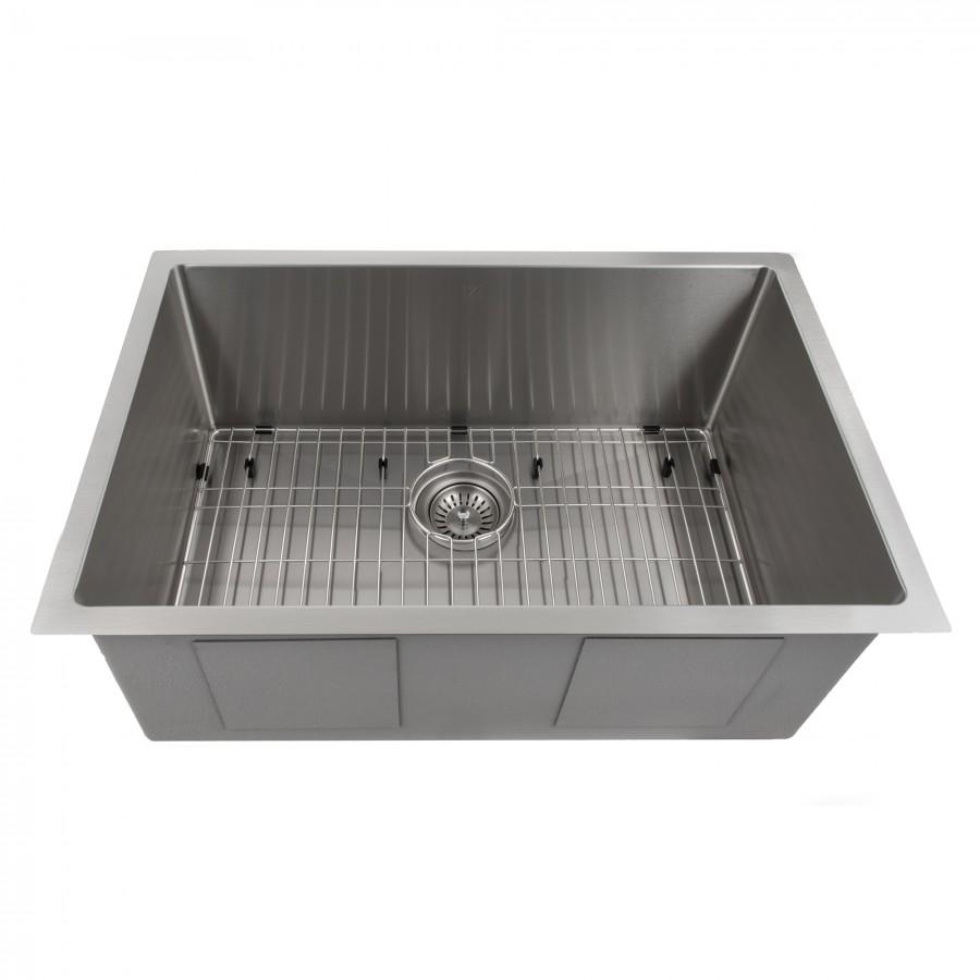 ZLINE 27" Undermount Single Bowl Sink in Stainless Steel, SRS-27