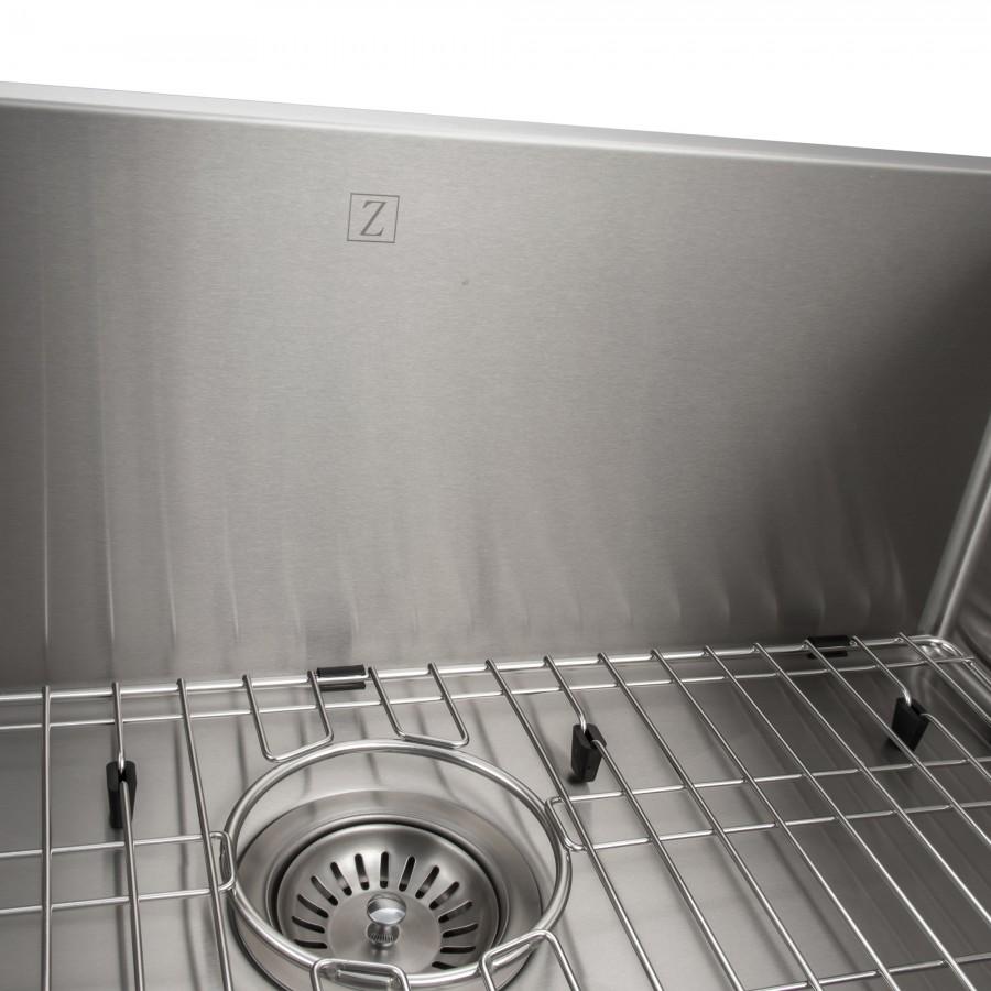 ZLINE 27" Undermount Single Bowl Sink in Stainless Steel, SRS-27
