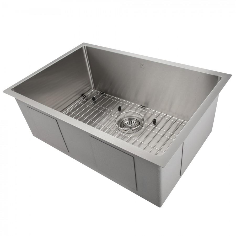 ZLINE 27" Undermount Single Bowl Sink in Stainless Steel, SRS-27