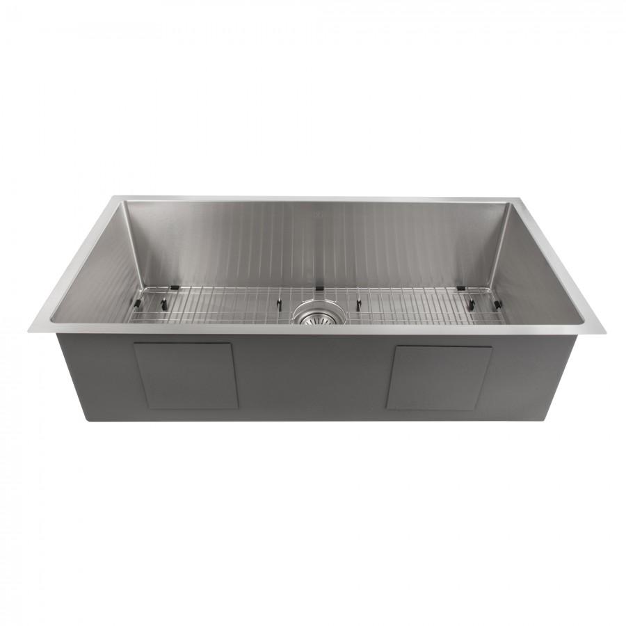 ZLINE 33" Undermount Single Bowl Sink in Stainless Steel, SRS-33