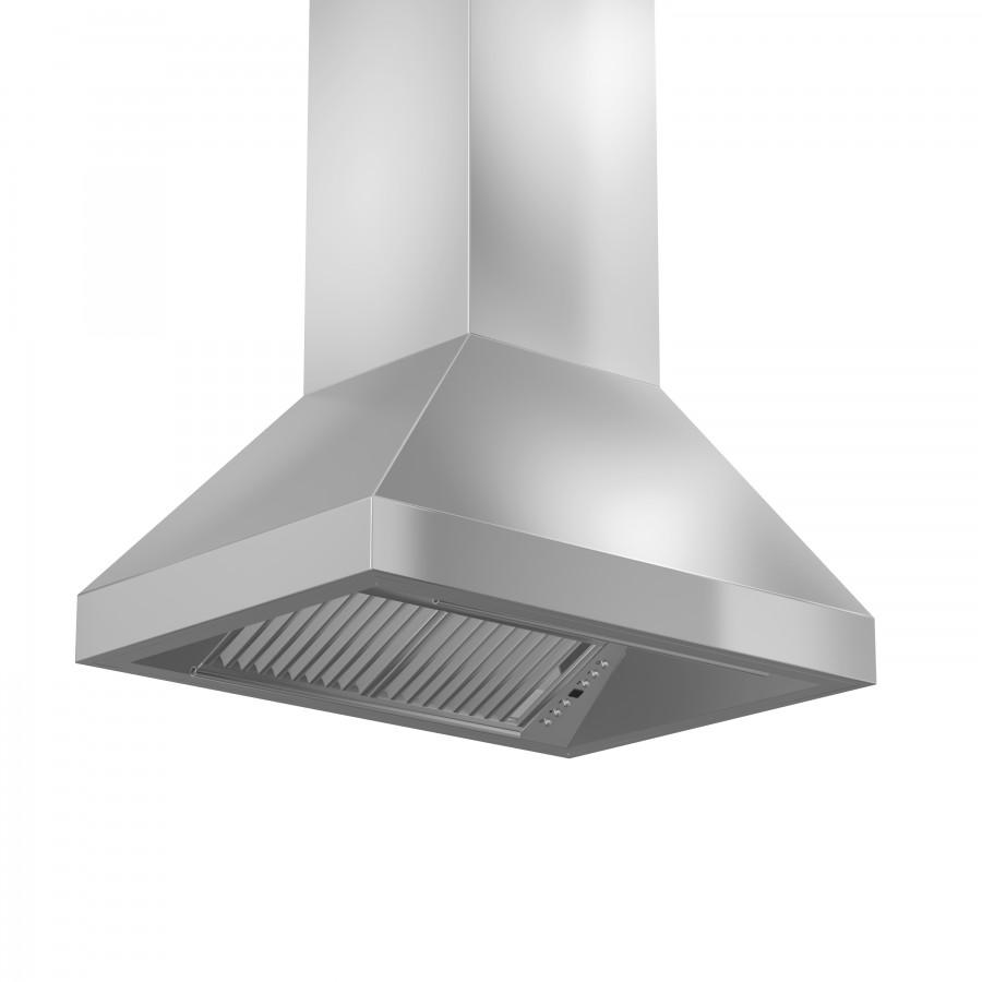 ZLINE 36" Outdoor/Indoor Island Stainless Range Hood, 597i-304-36