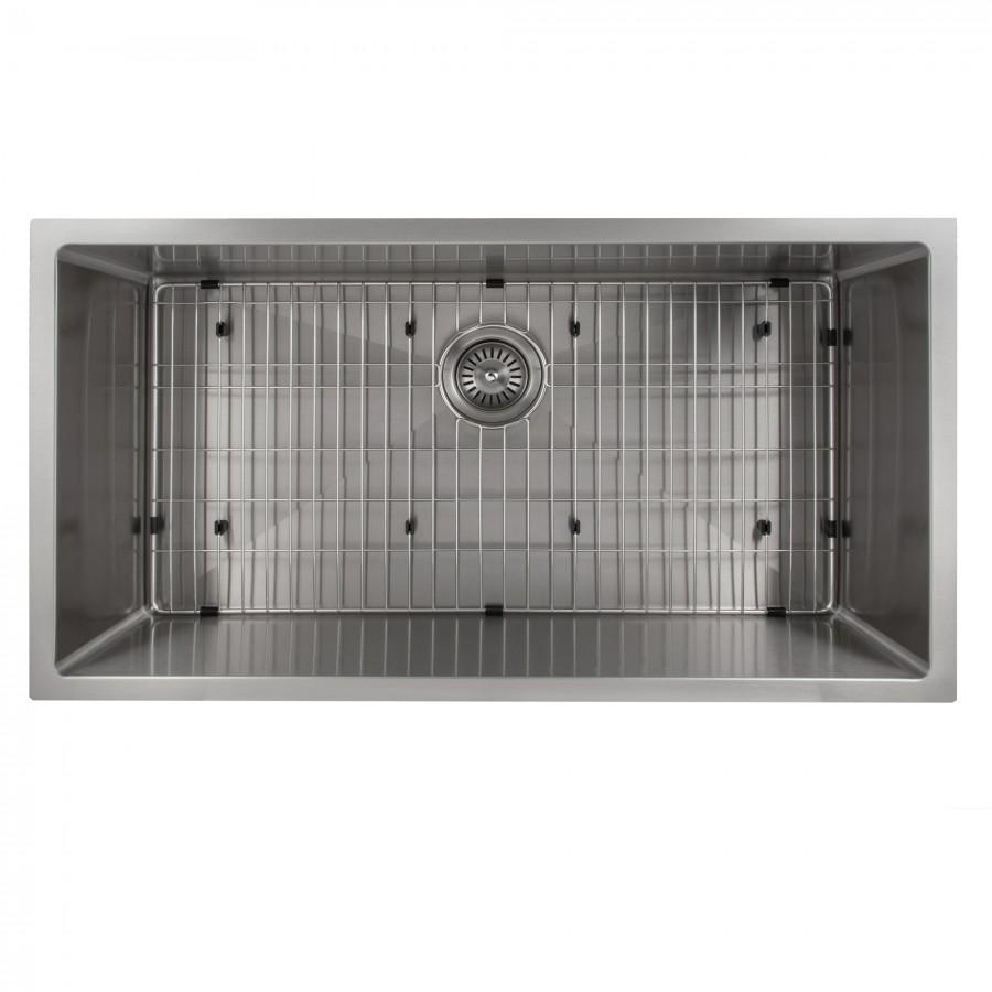 ZLINE 36" Undermount Single Bowl Sink in Stainless Steel, SRS-36
