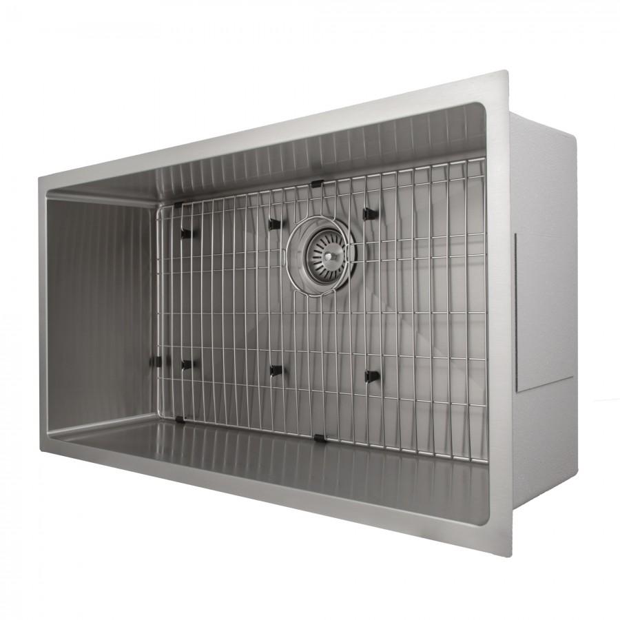 ZLINE 36" Undermount Single Bowl Sink in Stainless Steel, SRS-36