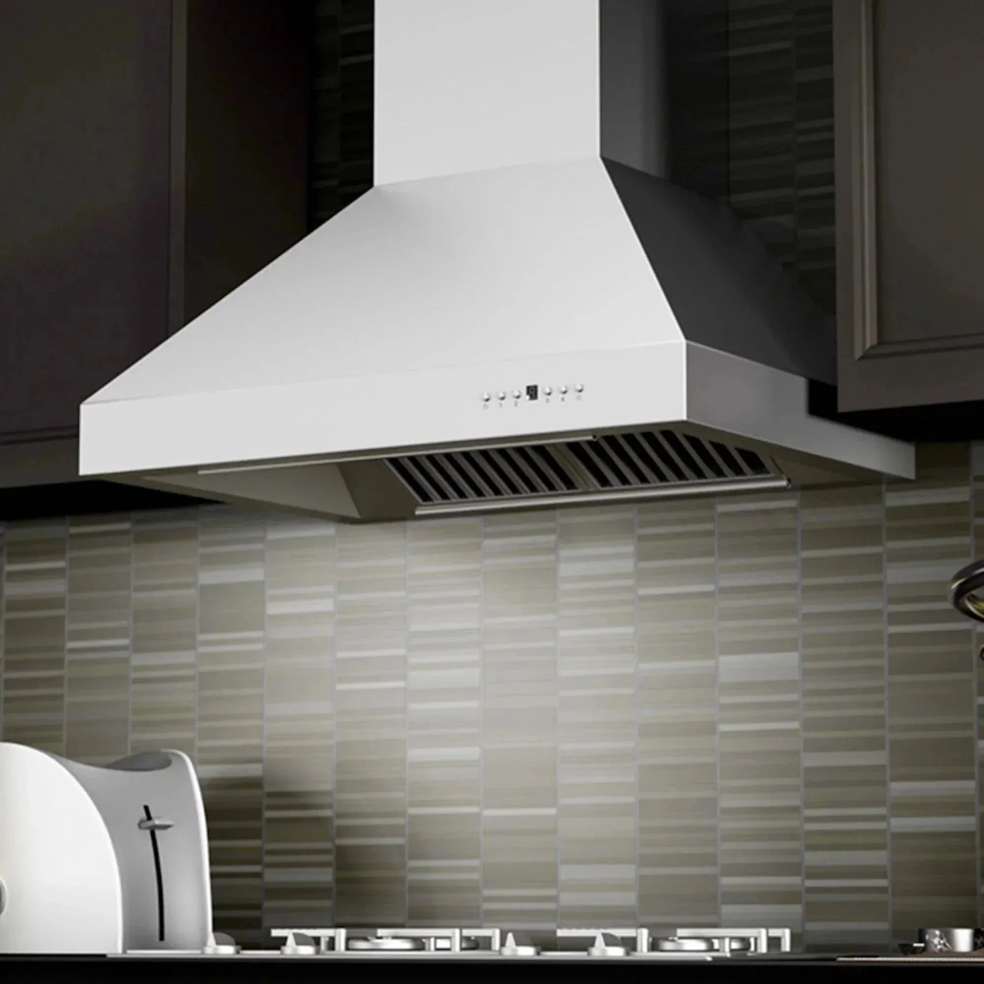 ZLINE Ducted Wall Mount Range Hood in Outdoor Approved Stainless Steel 697-304-42