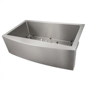 ZLINE Farmhouse 33" Single Bowl Apron Sink, Stainless Steel, SAS-33