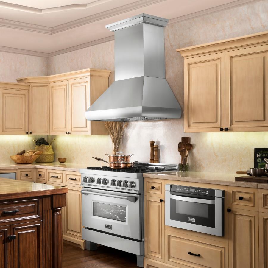 ZLINE 30" Outdoor Stainless Steel Wall Range Hood, 687-304-30