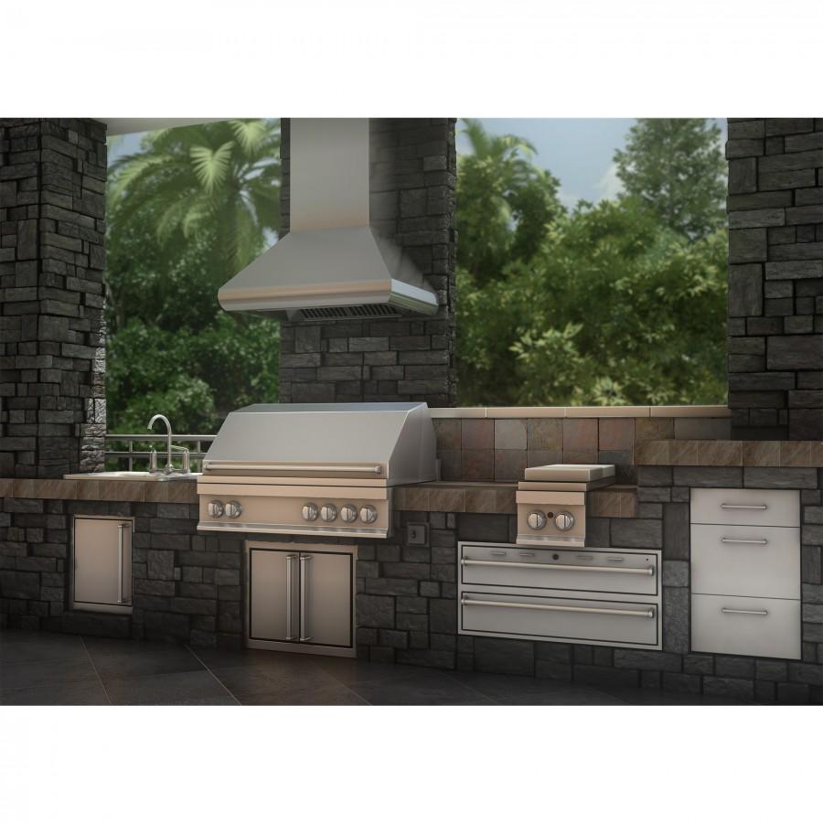 ZLINE 30" Outdoor Stainless Steel Wall Range Hood, 687-304-30